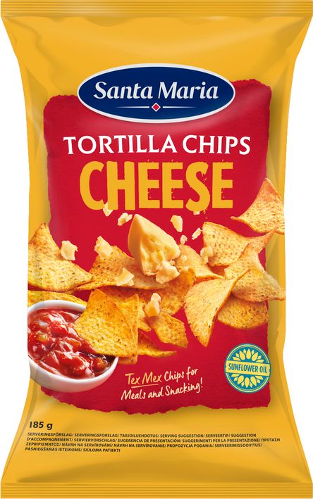 Tortilla Chips Cheese 185g x 15